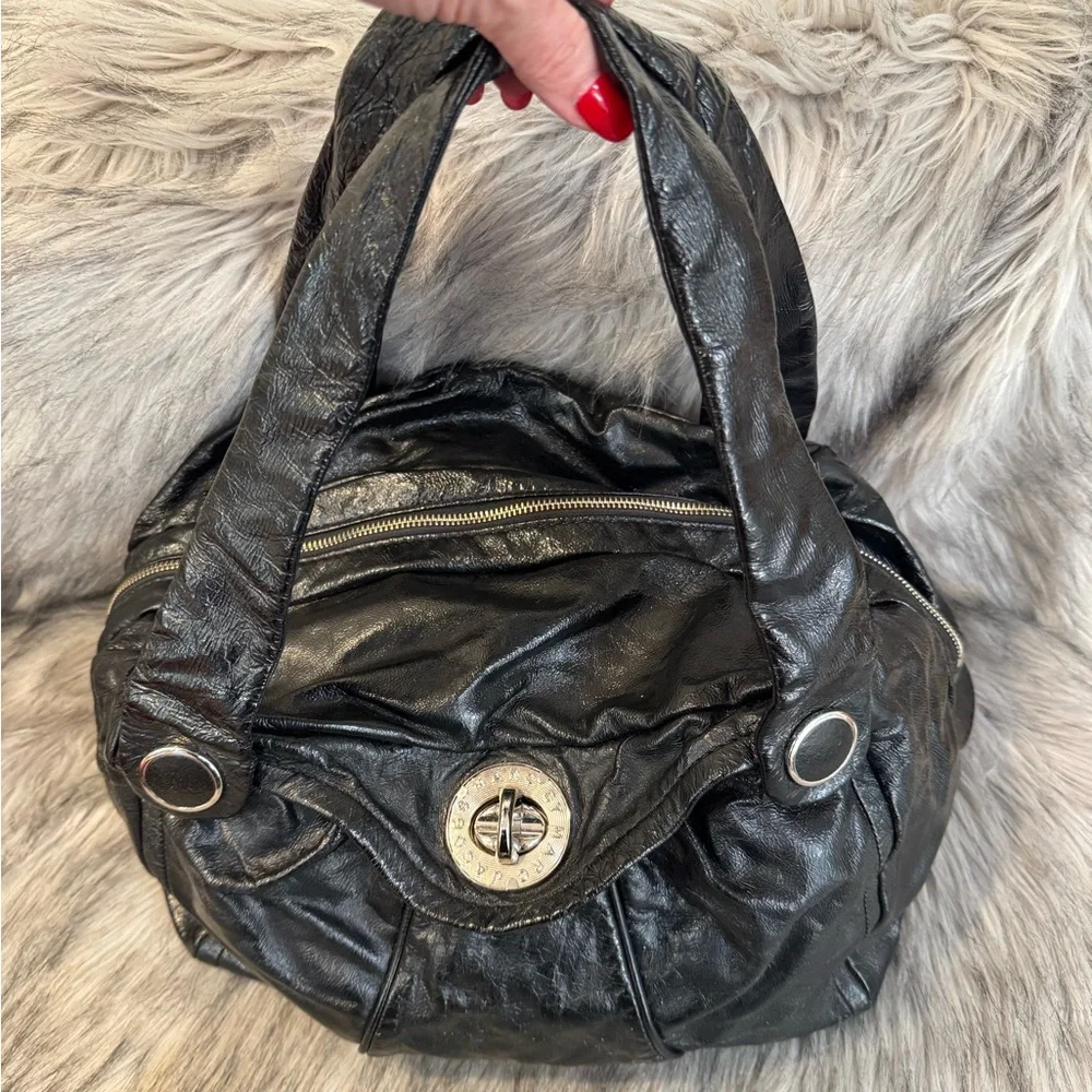 Marc by Marc Jacobs Chic Black Leather Shoulder Bag PRICE FIRM - Picture 1 of 10